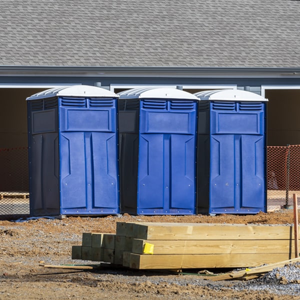 are there any restrictions on where i can place the portable toilets during my rental period in Cuthbert Georgia